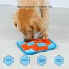 chenils stylos Pet Dog Snuffle Mat Sniffing Training Blanket Pads détachables en polaire Soulager le stress Nosework Puzzle Toy Nose Pad 230606