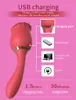 Lécher gode vibrateur pour femmes masturbateur Rose forme vibrant clitoridien vagin stimulateur g Spot Massage Sex Toys produit