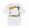 THERTS للرجال 2023 الأزياء Luxurys Offes Clothing Mens Tee and Women Tees Man Nasual Street Graffiti Shirt Sweatshirtoff Thirts Therts White Summer Tees I3f