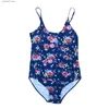 Moderskap Swimwears Summer Beach Bathing Suits Women Maternity Suspender Floral Rose Print One Piece Graviditet Baddräkt Badkläder Gravid Badkläder T230607