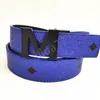 Men Designers Belts Classic fashion casual letter smooth M buckle womens mens leather belt width 3.8cm 105-125cm 18 color