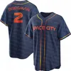 2023 Baseball-Trikot 27 Jose Altuve 2 Alex Bregman 3 Jeremy Kyle Houston Space City Connect Tucker Yordan Alvarez Michael Brantley David Hensley Hunter Brown