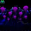 Meduse Gonfiabili Sospese Da 3 Metri Con Striscia LED E Palloncino Decorativo Per Locale Notturno Per Feste Di Nozze Con Ventilatore Incorporato