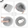 Canis Canis Cama de Cão de Estimação Longo Pelúcia Rosquinha Redonda Canil Confortável Fofo Almofada Mat Inverno Quente Para Casa De Gato Armazém UE 230606