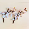 Fleurs décoratives fleur de prunier artificielle Style chinois petite fleur d'hiver décoration de la maison branche de soie