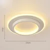 Ceiling Lights 220V Modern LED Light 24W Chandelier For Bedroom Corridor Balcony Aisle Surface Mounted Lamp Home