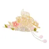 Hair Clips Barrettes Retro Butterfly Flower Fringe Scrunchie Ponytail Claw Clip Metal Crab Elegant Delicate Accessories Female Z0607