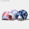 Nouveau Unisexe En Plein Air De Mode Graffiti Impression Casquette De Baseball Europe Hommes Tie Dye Réglable Chapeaux D'été Hip Hop Snapback Papa Chapeau L230523