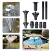 Garden Decorations 1set Solar Fountain Pump Munstycken NS-16/NS-18 Waterfall Spray Heads For Pool Pond Fountain Submerible