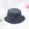 Wide Brim Hats Washed Bucket Hat Women Cotton Fisherman Girls Boys Summer Sun Outdoor Beach Fishing Cap R230607