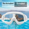 lunettes 1.5 à 10.0 myopie lunettes de natation silicone grand cadre anti-buée lunettes de natation personnalisé différent gauche droite yeux degré 230607