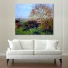 Högkvalitativ handgjorda Camille Pissarro Oil Målning Autumn Morning på Eragny Landscape Canvas Art Beautiful Wall Decor