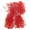 Dekorativa blommor 50 datorer Brudbuketter Bröllop Diamante Flower Branch Bead Sticks Artificial Bouquet Decorations Crystal