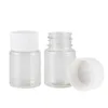 20pcs 15ml 20ml 30ml 50ml 100mlプラスチック補充可能なシールボトルバイアルReagentストアコンテナスクリューキャップv3w7