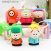 Keychains American Band South Park Keychain South Park Kyle Carter Mann Kennestan Doll Pendant T230607