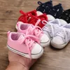 Zapatos deportivos clásicos de lona para primeros caminantes, bebés, niños, niñas, niños pequeños, suela blanda, antideslizante, invierno