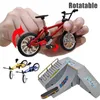 Novelty Games Tech Finger Skateboard Kit Finger Bike BMX Mini Two Wheel Scooter Board Skate Fingers Sport Training Props Ramps Skate Park Toys 230606