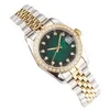 التاريخ فقط ساعة الماس Womens Watxh Mechanische Uhr 36mm41mm 904l جميع ساعة معصم ميكانيكية من الفولاذ المقاوم للصدأ السوبر السطوع الساعات الزجاجية المقاومة للماء