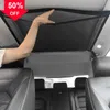 Nouveau SUV Car plafond rangement filet Pocket Car Sac de toit intérieur Cargo Net Sags en mailles respirantes Auto Aclai de rangement accessoires intérieurs