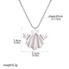 ペンダントネックレスアニメのメルマイドメロディーシェルロケットネックレスLuchia Rina Hanon Noel Karen Coco Sara Pendants for Women Choker Jewelry