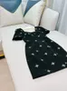 2023 Summer Black Print Mini Dress Kort ärm Square Neck Paneled Short Casual Dresses D3L062099