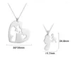Colliers pendants Mother Modélisation Modèle Matching Puzzle Couples Cadeaux Pièces Jewelry Heart