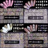 Nail Art Decorations 2500pcs Luxury Shiny Diamond Rhinestones Crystal Set AB Glass 1pcs Pick Up Pen In Grids Box 21 Shape 230606