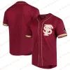 Buster Posey Deion Sanders FSU Baseball Jersey Dick Howser J. Drew Mike Mike Martin Larry Rothschild Nick Derr Elih Villanueva Stitched Jerseys Custom Jersey