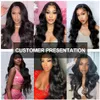 Body Wave 13x4 Lace Front Human Hair Wig for Women Cheap 13x6 HD Transparent Lace Frontal Wigs