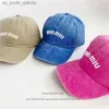 Ouder Kind Cap Voor Volwassenen En Kinderen Mannen en Vrouwen Baseball Caps Verstelbare Casual Katoenen Zonnehoeden Effen Kleur vizier Hoeden L230523