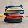 Bangle 12pcs/Lot الأوروبي والأمريكي سوار من التيتانيوم الفولاذ الأسود من المنسوجة الحبل غير القابل للصدأ