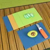 휴대용 접이식 절단 보드 휘장 가늘있는 빨대 자르기 블록 과일 야채 접이식 캠핑 캠핑 여행 피크닉 가정 주방 도구 W0033