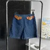 Moda Conjuntos de Duas Peças Calças Antigas Letras de Flores Patchwork Bolsos de Couro Cintura Alta Shorts E Casual Manga Curta Tshirt Terno Designer de Roupas Femininas