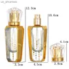 Geur 30 ml 50 ml Galvaniseren Gouden Patroon Glazen Fles Parfum Spray Fles Afneembare Schroefdop Parfumflesje 1 stks Lege Fles L230523