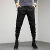 Pantalons pour hommes 2023 automne Cargo hommes Hip Hop Joggers Harem rubans poche homme pantalons de survêtement Streetwear mode décontracté hommes 28-38