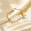 Strand In 2023 Romantic Natural Pearl Bracelet Distinctive Cross Shaped Gold Plated Bangles