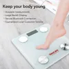 Мониторы Sinocare Smart Body Composition Composition Scase Scale Test 12 Date Date Mass Mass BMI Здоровье Светодиод Светодиод Bluetooth