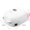 Nail Dryers Rechargeable Nail Lamp 86W Red Light Gel Polish Dryer Wireless Nail Gel Cure Light Manicure Lamps Cordless Nail UV LED Lamp 230606