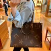 Luxury Onthego Medium Torebka Projektant torebki na ramię Duża pojemność torebka zakupów M45321 Crossbody Bag Fashion torebka 10Aquality torebki dhgate