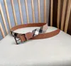 Designer Belt fashionabla Men'sbelt High Quality Business Leather Metal Buckle Fine Casual Pin Buckle Maistband med en bredd 0606