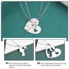 Colliers pendants Mother Modélisation Modèle Matching Puzzle Couples Cadeaux Pièces Jewelry Heart