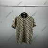 23SS Tasarımcı Erkek Tees Polos T Shirt Paris Lüks Yaz Mektubu Baskı yaka Gömlekler Adam Çift İplik Pamuk Pamuk Tee Teps Kayısı Beyaz Mavi XXL