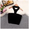 Femmes Survêtements Femmes Sexy Night Club Costume Court Crop Top Et Pantalon Deux Pièces Ensemble Dames Correspondant Outfit 2023 Summer Party Noir Vêtements