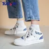 Brand Sneakers Kobiety jesień zima projektantka mody damskie buty na wygodne damskie buty vulcanize koszyk femme