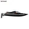 Elektriska båtar WLTOYS WL916 High Speed ​​RC Boat 60 km H Fjärrkontroll 2,4 GHz Toy Gift för barn Vuxna Capsize Low Battery Alarm 230607