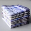 Fazzoletti Set di 10 pezzi Retro Classic Men Cotton con Stripe Hankies Fazzoletti Regali per banchetti nuziali 230605