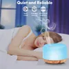 Appareils Humidificateur d'air Diffuseur d'huile essentielle 500ML Ultrasonique Cool Mist Maker Fogger Humidificateur Lampe LED Diffuseur d'arôme électrique