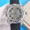 Diamond Men Watch 40mm Montres mécaniques automatiques Montres-bracelets étanches Designers Business Montre De Luxe