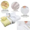 Pillow Fuloon Contour Memory Foam Cervical Pillow Ergonomic Orthopedic Neck Pain Pillow for Side Back Stomach Sleeper Remedial Pillows 230606