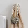 Sacos de noite Batom de metal fashion para mulheres Jantar de luxo Designer Shell Bolsas de ombro fofas de alta qualidade Crossbody